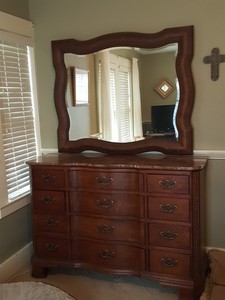 Walnut bedroom set by American Drew Furniture co | eBay