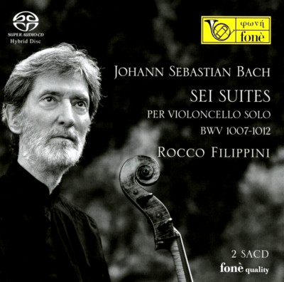 Audiophile Bach Cello Solo Suites BWV 1007-12 ROCCO FILIPPINI FONE 2 SACD NEW SS
