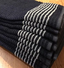 Authentic Wincraft Super Gym Tour Caddy Golf Towel 44” X 22” Navy/white stripes