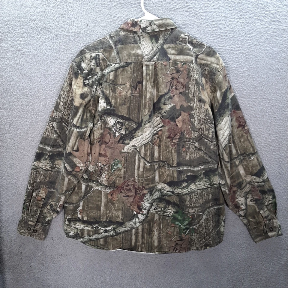 Mossy Oak Shirt Adult Large Camouflage Breakup Infinity Camo Outdoors Hunting - Image 2 of 4