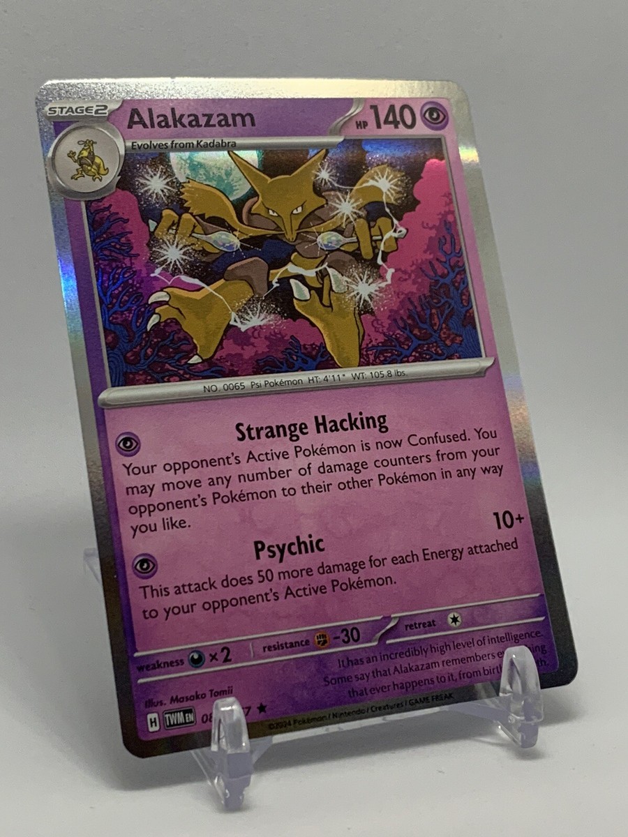 Alakazam - 082/167 Twilight Masquerade Holo Rare Pokemon - NM/MINT