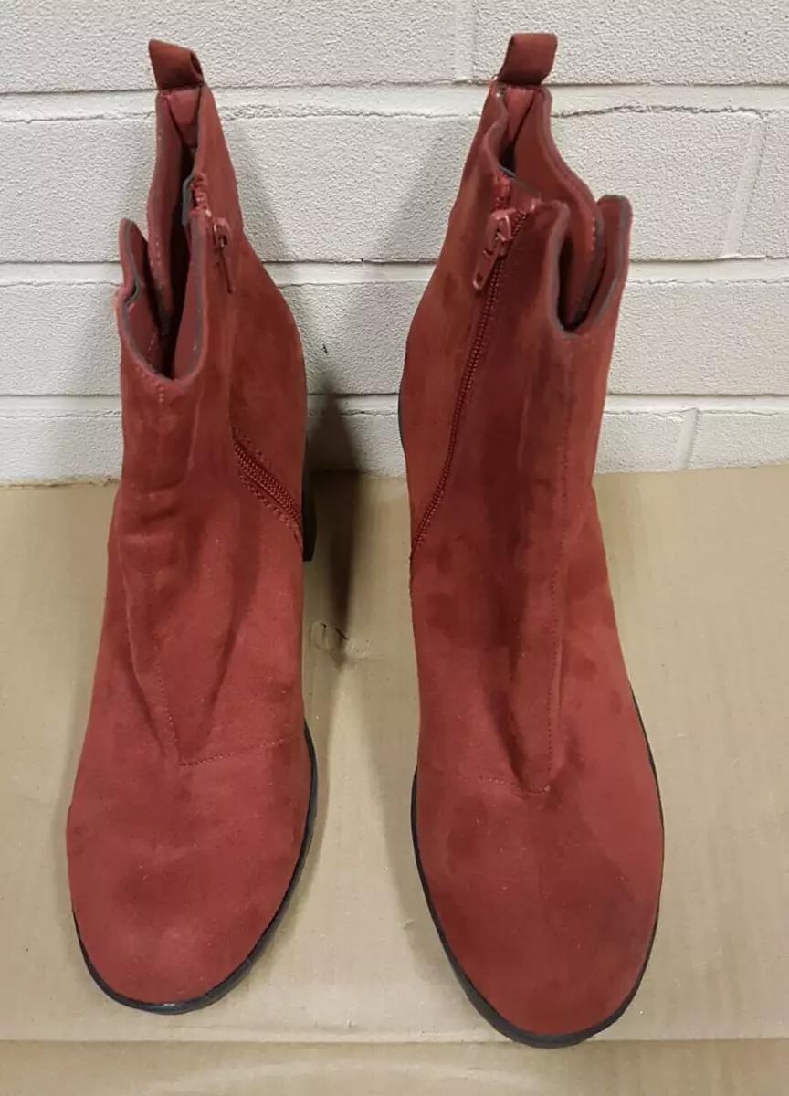 Red ankle boots primark sale