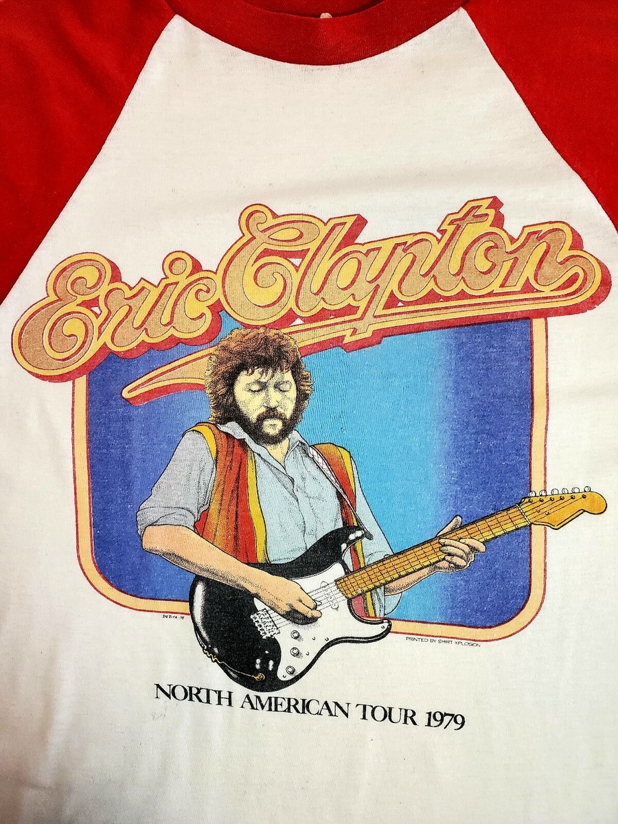 VintageラグランEric Clapton U.S TOUR Tシャツ VintageラグランEric Clapton U.S TOUR Tシャツ