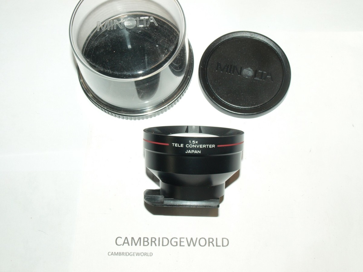 MINOLTA TELE converter lens LK-3300s with CASE NEW