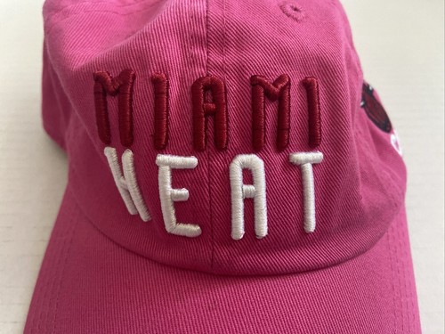 Kid's NBA MIAMI HEAT My First Cap Pink *pre-owned* no size elastic back - Picture 4 of 9