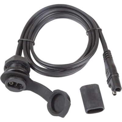 TecMate OptiMate Weatherproof SAE Socket Bulkhead/Panel Mount Cable O-40