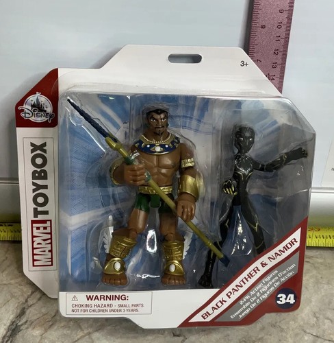 Star Wars TOY BOX Action Figure Set BLACK PANTHER & NAMOR #34 New MARVEL TOYBOX - Picture 2 of 5