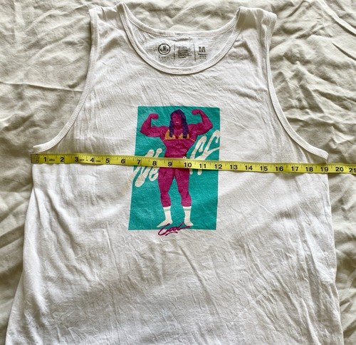 NEFF Muscle Beach Babe Bodybuilder Mens M Sleeveless Shirt Graphic Tank Top RARE - Picture 4 of 5