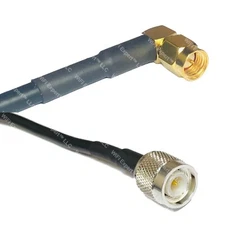 RFC240UF SMA MALE ANGLE to TNC MALE Coax RF Cable USA-Ship Lot