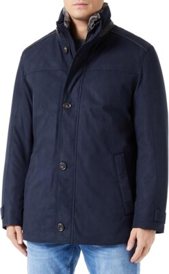 Bugatti Herren Winterjacke Premium Suede - Größe L (Gr. 26) - 100% NEU