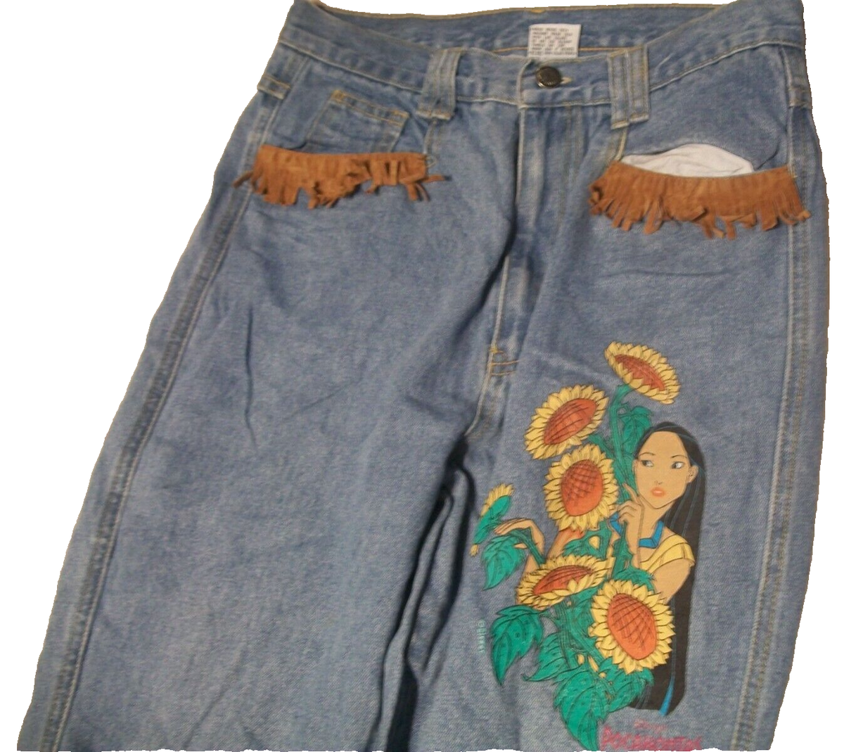 Disney's Pocahontas Jeans Girls 16 (Approx 27x28) Jeans Disney