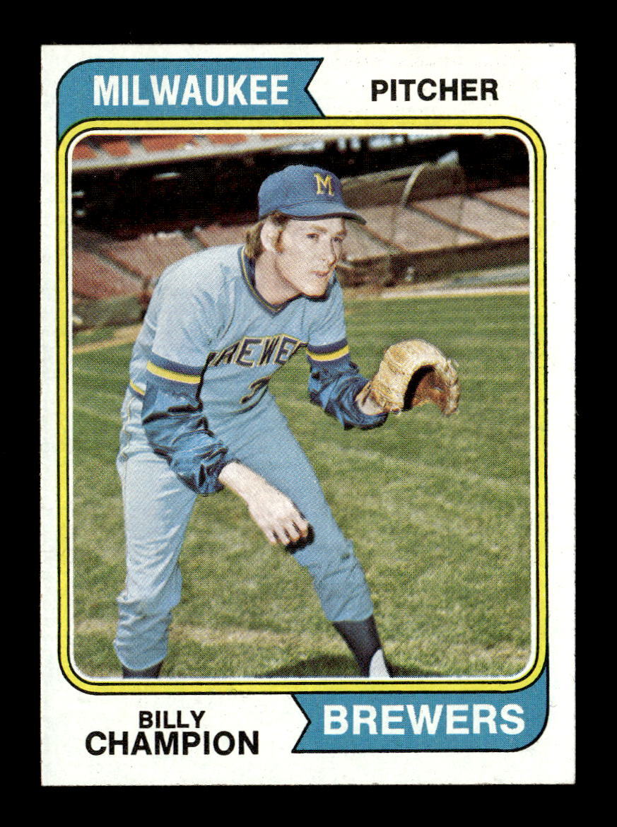 その他 TAXID Milwaukee Champion 74 1974 Topps #391 Billy Champion Milwaukee Brewers VG-EX+ Baseball