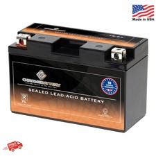 CB CHROMEBATTERY YT7B-BS 12V 110 CCA AGM   Maintenance-Free Battery for ATV, Mot