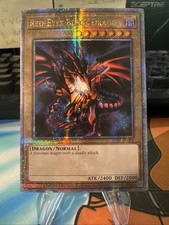Red-Eyes Black Dragon Yugioh LC01-EN006 Quarter Century Secret Rare QCR NM