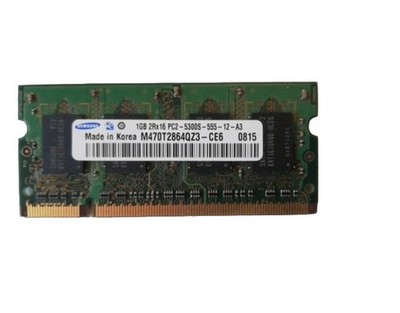 Samsung 1GB DDR2 SO-DIMM RAM Riegel | M470T2864QZ3   CE6 | Garantie