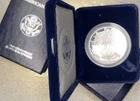 1996 P AMERICAN SILVER EAGLE 1oz  .999 FINE SILVER DOLLAR PROOF COIN, #0200