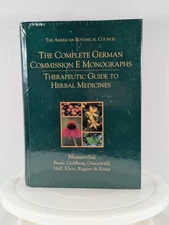 NEW SEALED The Complete German Commission E Monographs: Therapeutic Guide... HC