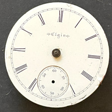 Antique 1899 Elgin Grade 145 Pocket Watch Movement Good Balance 18s 15j USA