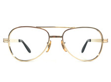 Vintage Tart Optical Eyeglasses Frames SKIPPER 5 1/2 Shiny Gold 50-20-125