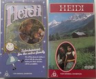 Heidi 1968 Film + 1974 BBC TV Classic 2 VHS Video Bundle PAL Australia