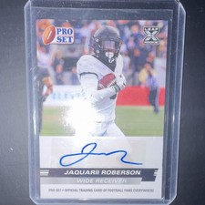 Leaf 2022 Pro Set Draft Jaquarii Roberson Rookie Autograph #PSA-JR1 Football