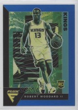 2020-21 Panini Flux Rookies Blue Cracked Ice Prizm Robert Woodard II #241 nq4