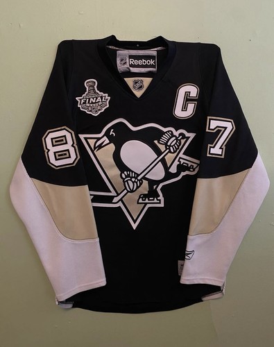 Pittsburgh Penguins Sidney Crosby 2009 Stanley Cup Finals Black Jersey