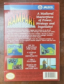 Rampart Nintendo NES Video Game Complete in Box