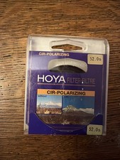 Hoya 52mm Circular Polarizer CPL Glass Lens Filter PL-CIR Polarizing - Free Ship