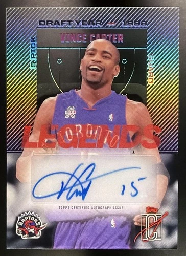 2025 Topps Signature Vince Carter Base (RAW)