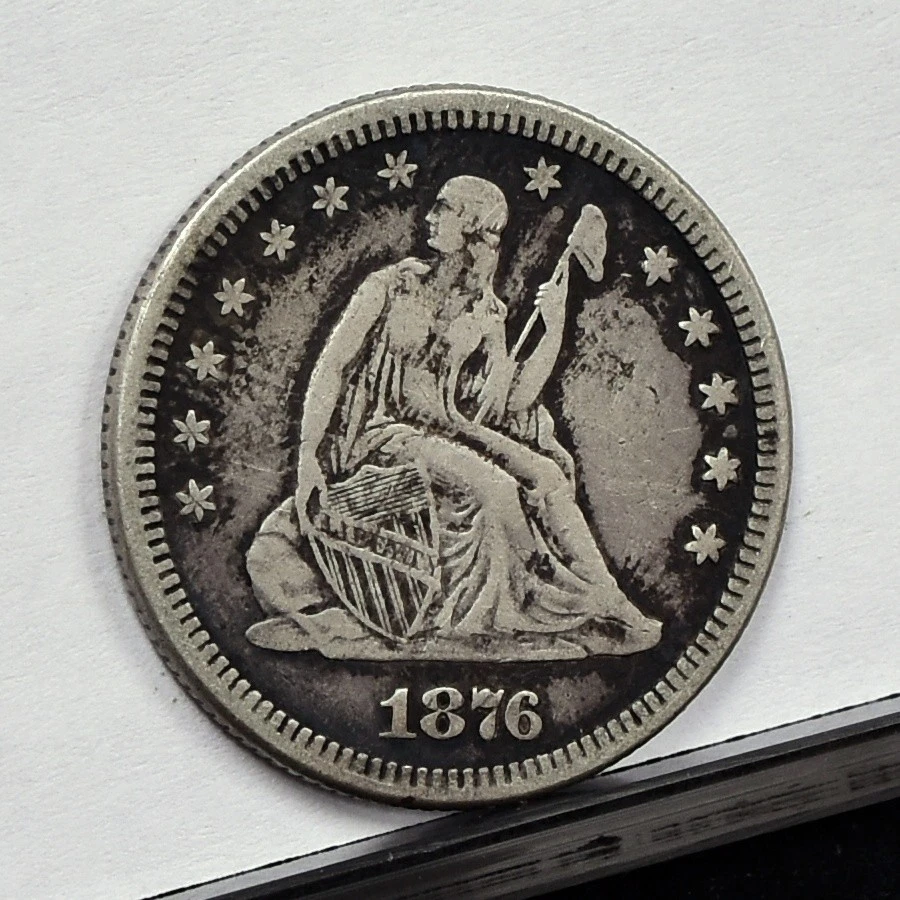 1876 坐姿自由女神美国硬币| eBay