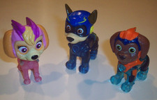 Paw Patrol Rescue Pups Lot of Translucent Body Super Hero Chase / Skye / Zuma