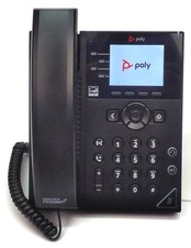 Poly VVX 250 Corded VoIP IP Phone 4-Line POE Wall Mountable 89B66AA ABA