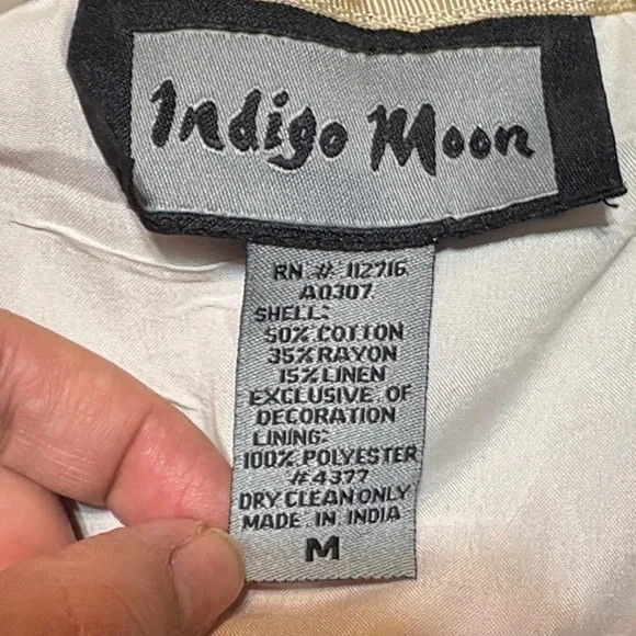 Indigo Moon colorful patchwork jacket, embroidery… - image 9