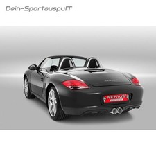 Remus Komplettanlage ab Vorkat Mittig Porsche Boxster S 987 2x98mm Street Race