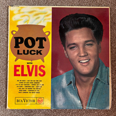Elvis Presley Pot Luck RCA Victor LP Album Mono RD-27265 VG+/VG