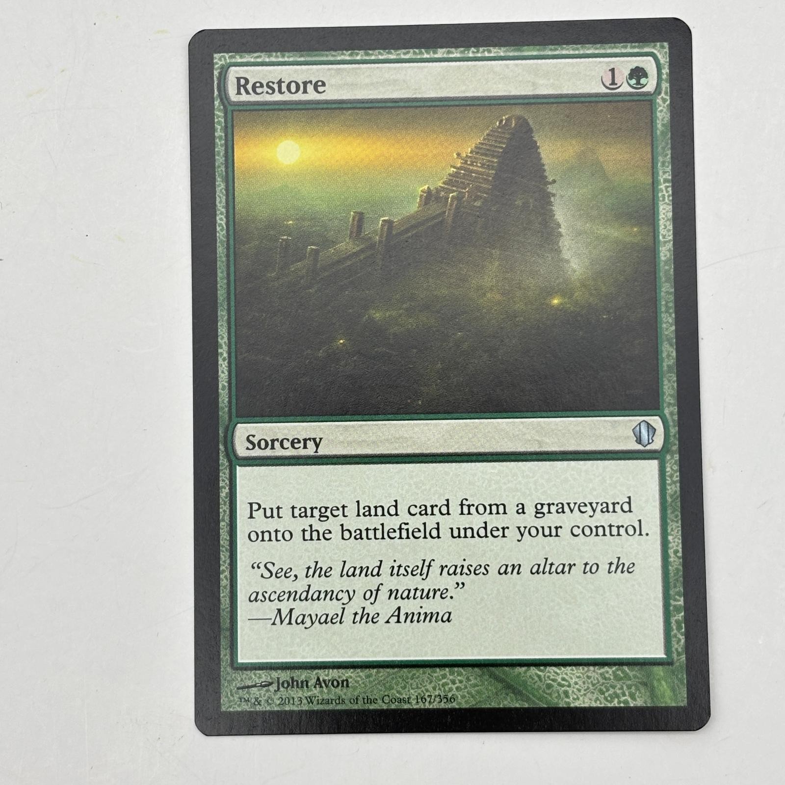 Restore 167 Uncommon Commander 2013 Magic: The Gathering Near Mint