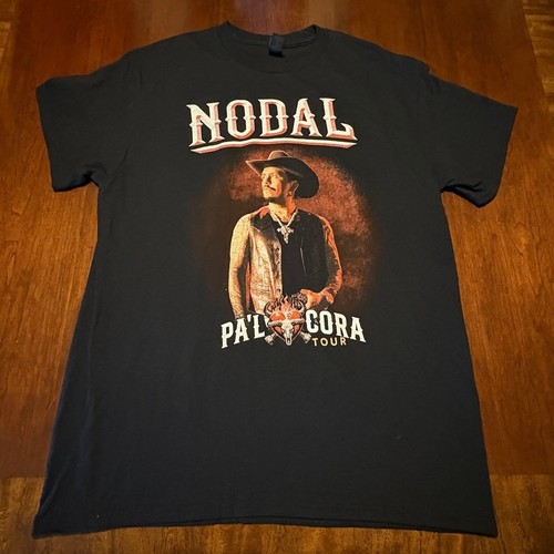 Christian Nodal 2024 Pa'l Cora Tour T-Shirt M Winning Team Concert Tee Musica