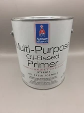 1 Gallon Sherwin William's Multi-Purpose Oil-Based Primer Interior White...