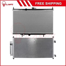 Aluminum Radiator & AC Condenser Cooling Kit Fits 2007-12 Nissan Sentra 4-Door