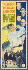 Lives Of A Bengal Lancer '34 Gary Cooper Tone Hathaway Adventure Original Insert