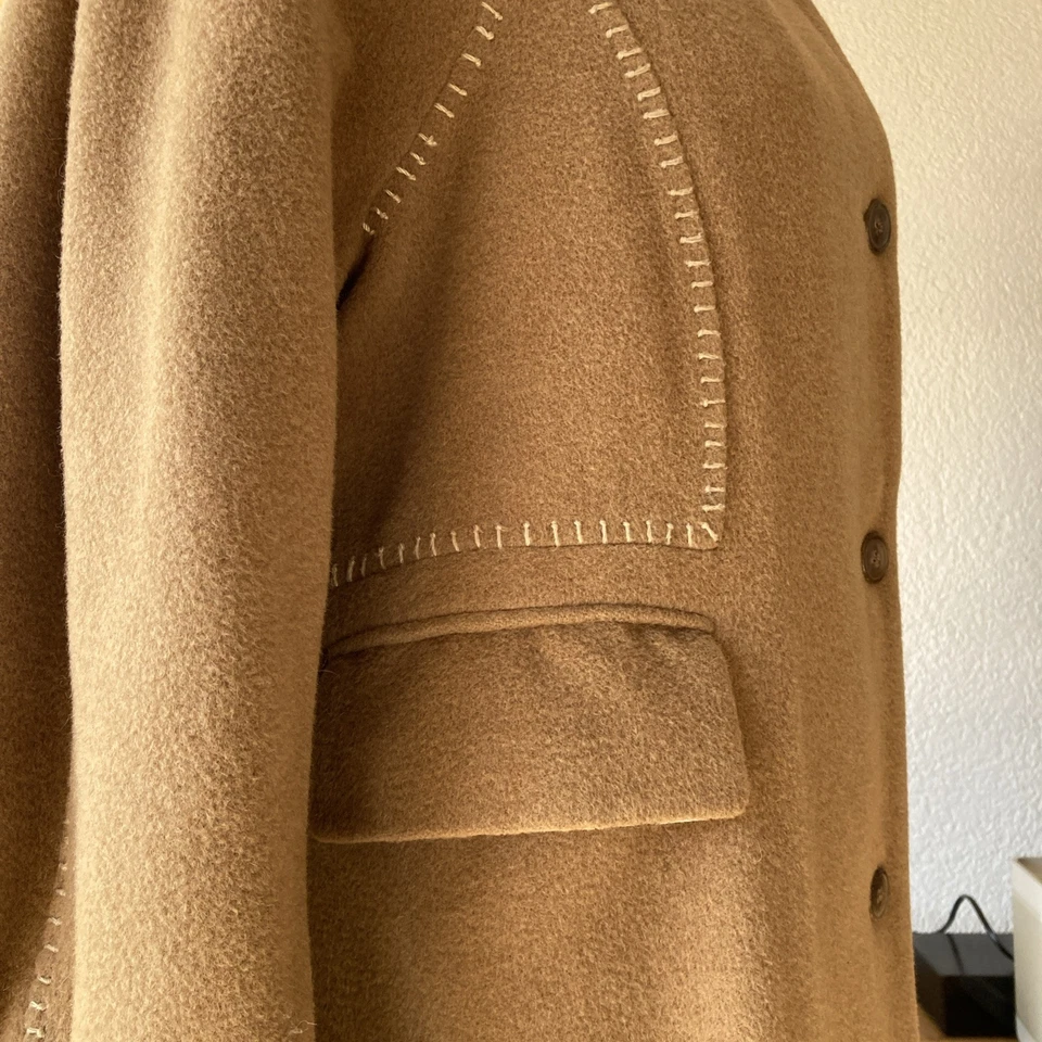 Wunderkind Mantel Joop 38 Kamel Seide Traumhaft - Bild 3 von 4