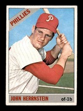 1966 Topps #304 John Herrnstein   VG/VGEX X3568089