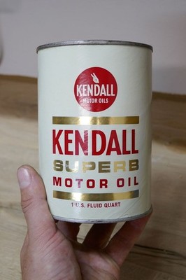 Alte Öldose Kendall SuperB MotorOil Sammler Selten