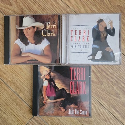 Terri Clark CD Lot   Terri Clark (1995) + Just the Same + Pain to Kill Albums