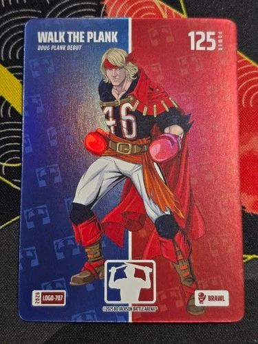 2026 Battle Arena Walk The Plank Logo Brawl 125 Doug Plank Chicago Bears