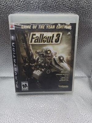Bethesda Fallout 3 Sony PlayStation 3, 2008, Manual And Game
