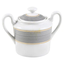 Ceralene Crinoline Black Sugar Bowl 1930634