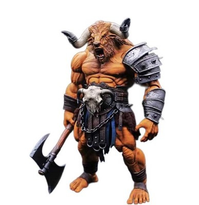 [Ac] Xesray 1/12 Scale Martial Artist Minotaur Actionfigur (Fertigmodell)