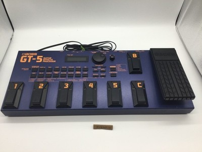 BOSS GT-5 Multi Effects Guitar Processor Pedal MIJ Tested Working From Japan